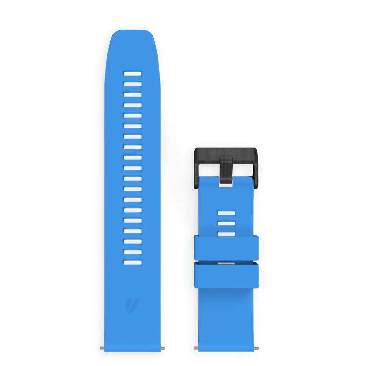 MISSION2 / MISSION3 藍黑色矽膠錶帶-M