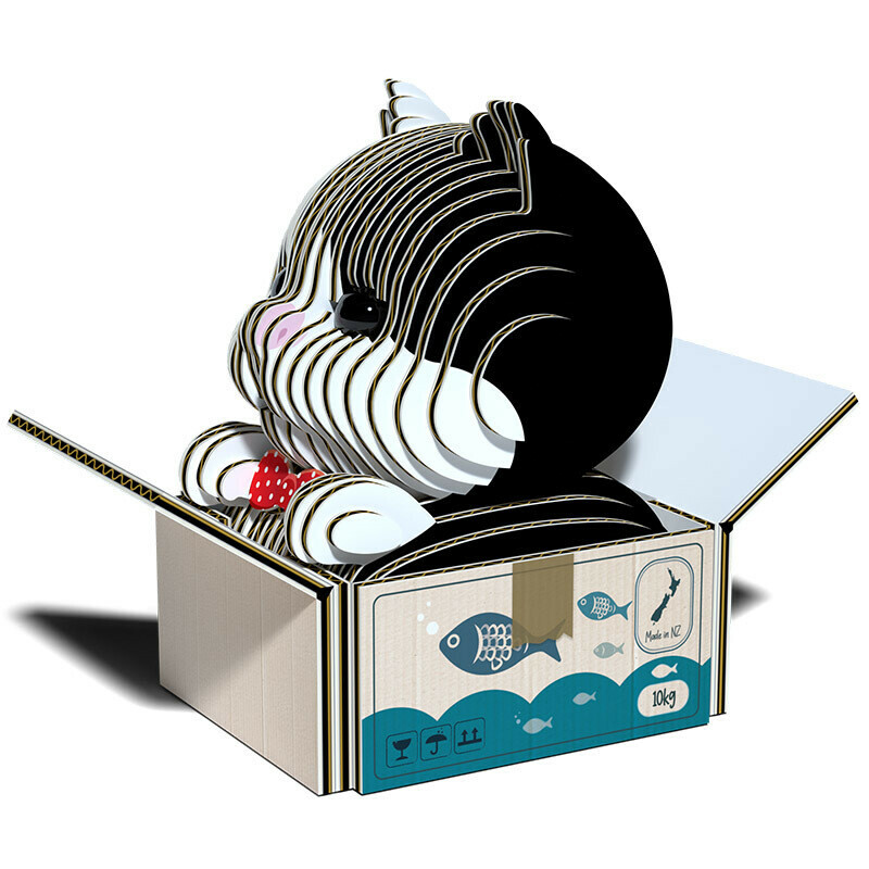 EUGY 3D Cardboard Kit Set Model - 089 CAT Tuxedo