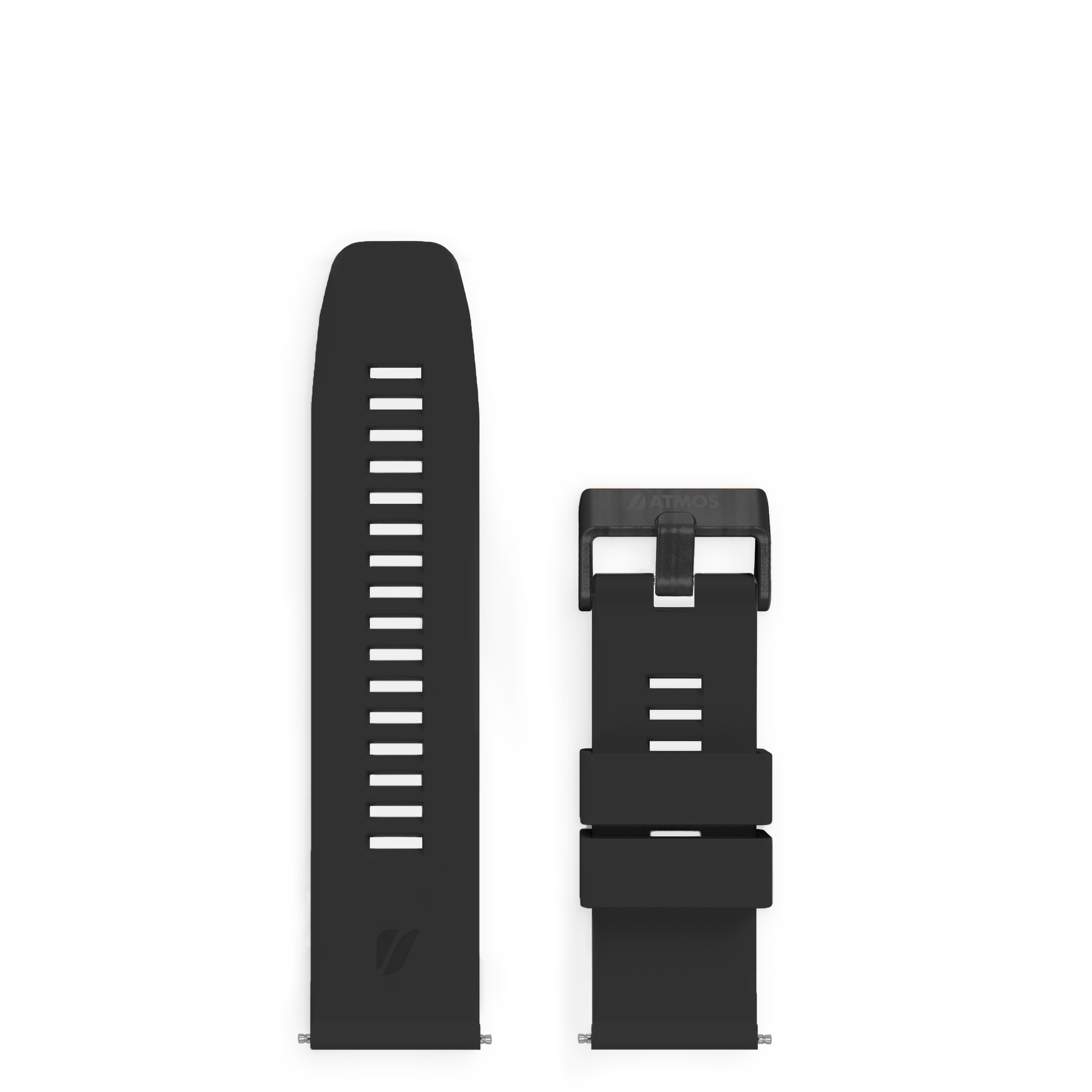 MISSION2 / MISSION3  鈦黑/黑金款矽膠錶帶-S