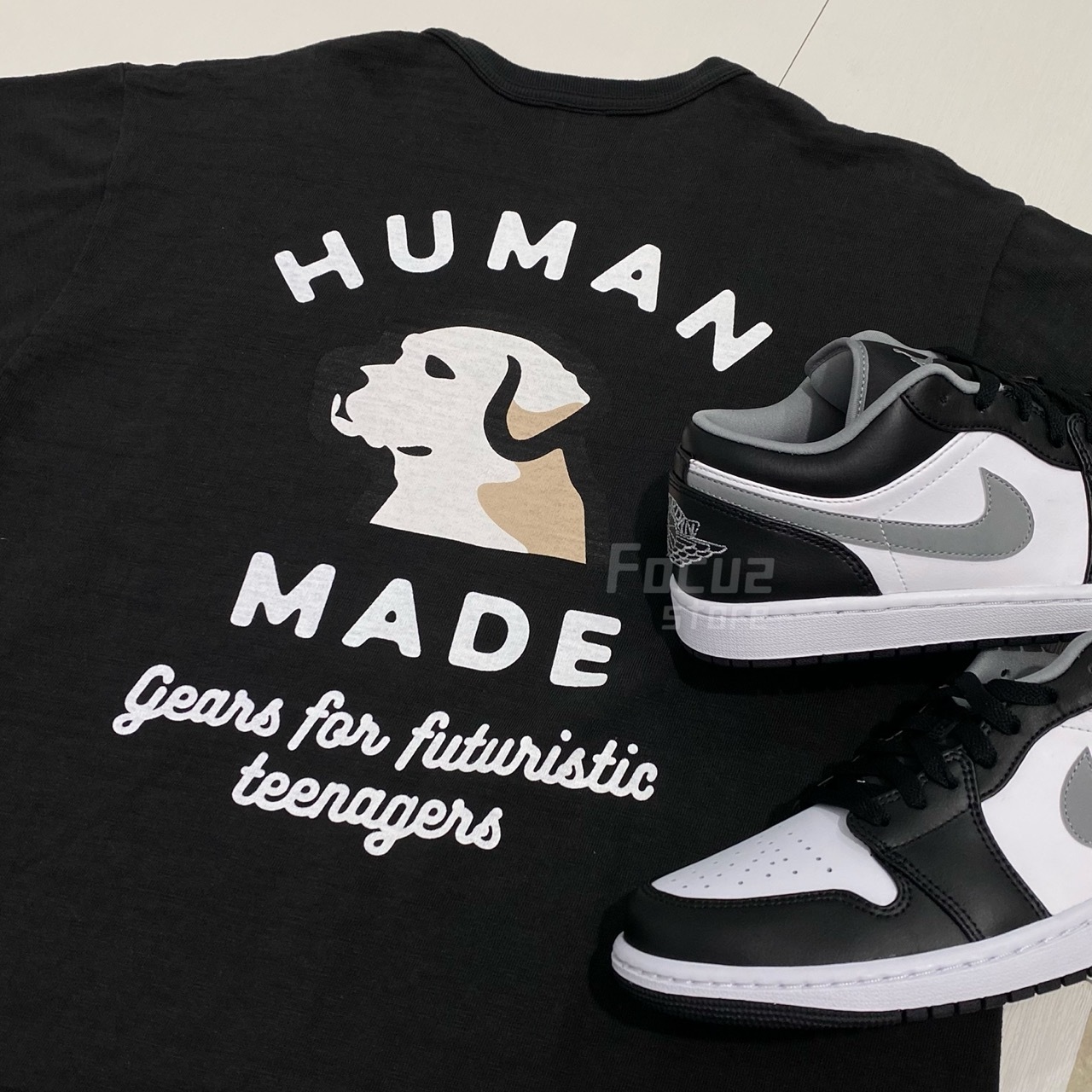 Human Made SS22 Dog T-Shirt Black (HM23CS024)