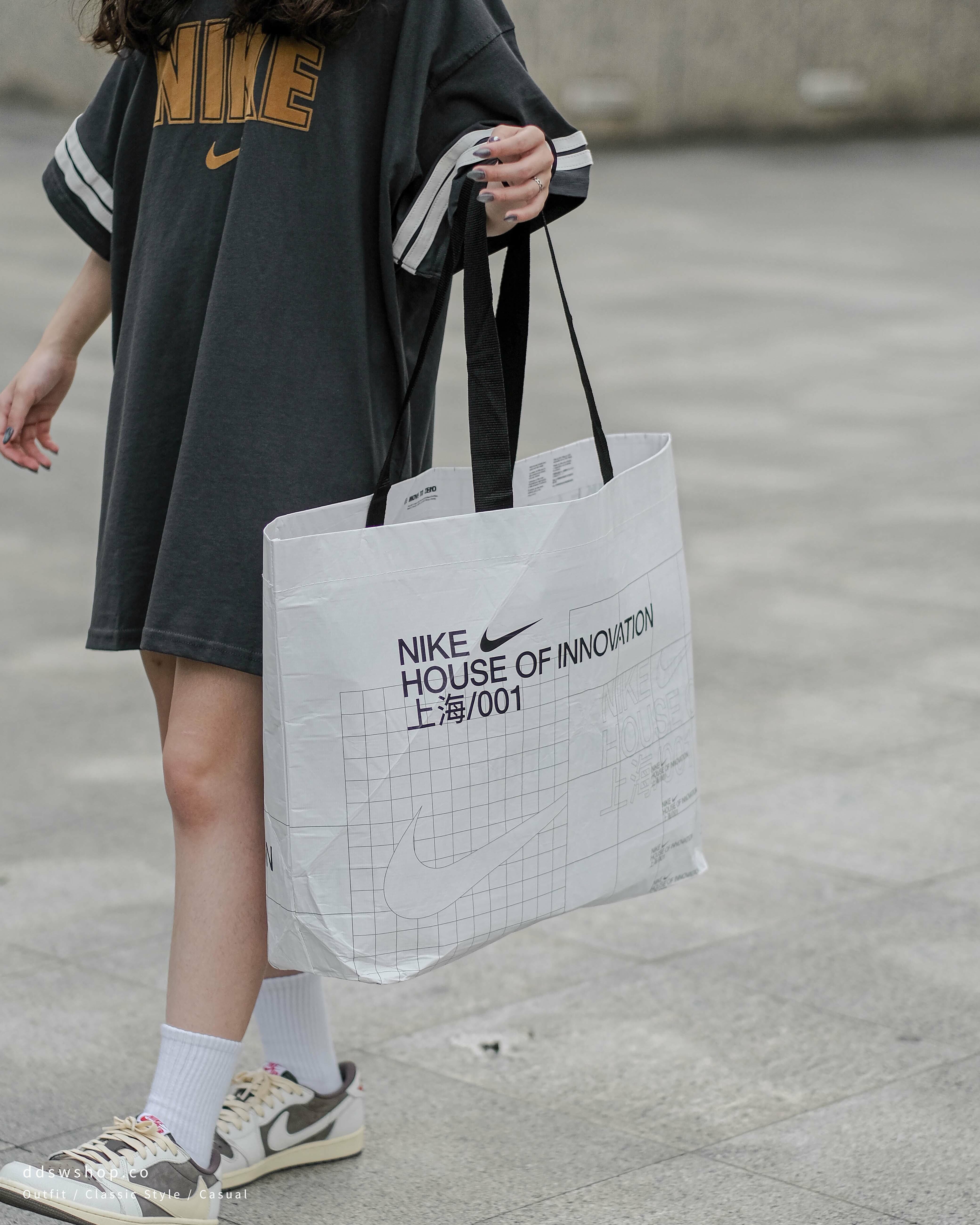 "現貨" Nike 城市系列上海限定款 環保材質手提袋 白色