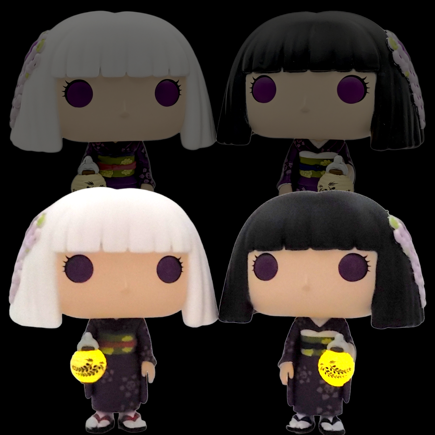 FUNKO POP <鬼滅之刃>產屋敷杭奈&產屋敷輝利哉(夜光版)-No.2pack