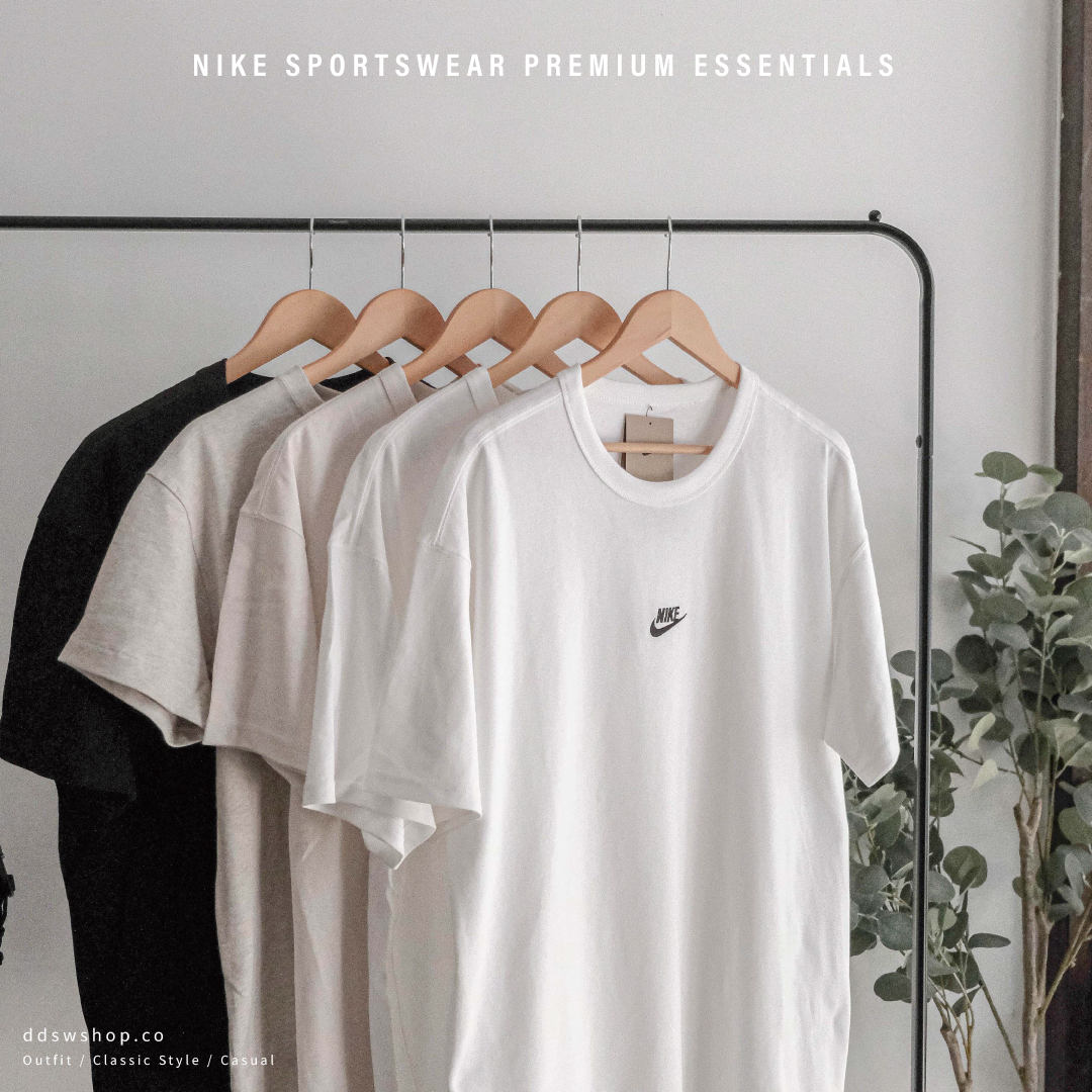 Nike NSW Premium Essentials MAX 90 短袖 厚磅 刺繡Logo