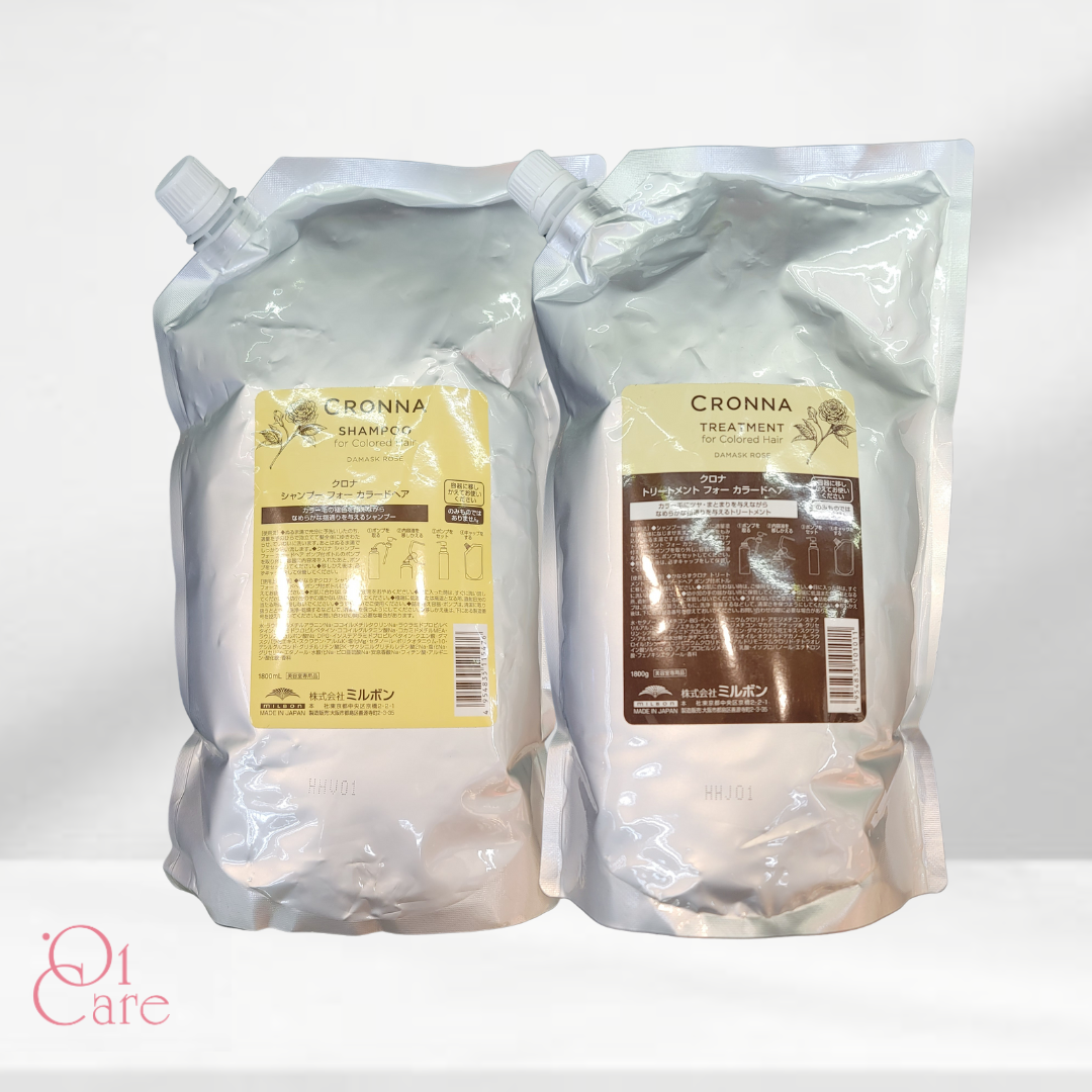 Milbon - Cronna 染髮後護色套裝 1800ml