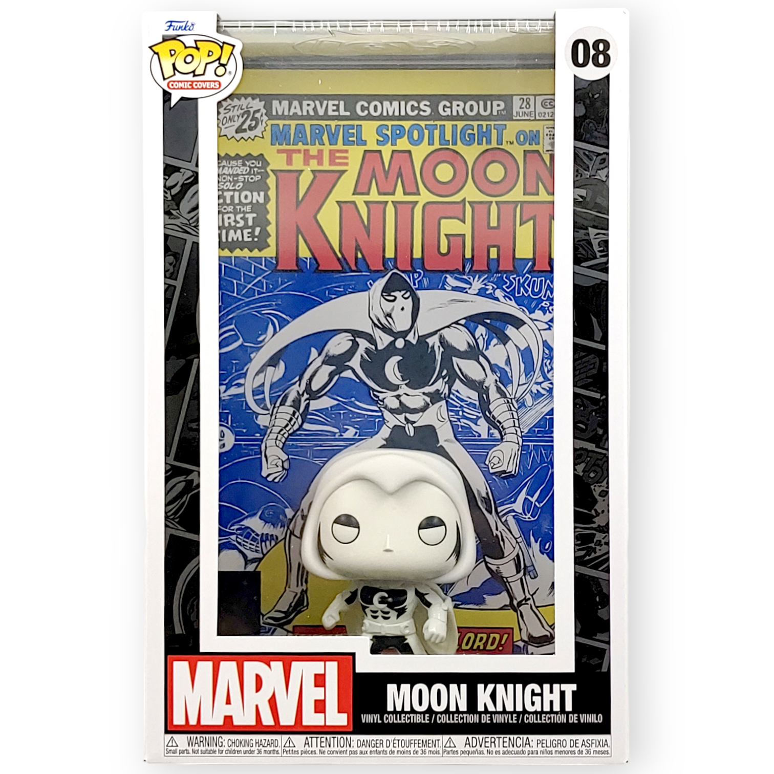 FUNKO POP<月光騎士>月光騎士(漫畫背景收藏盒)-NO.08