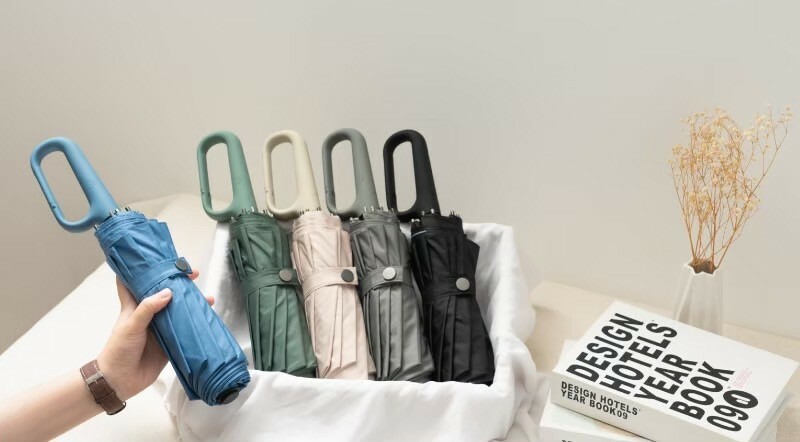 Munichi MR. RAIN 環扣自動勾勾傘