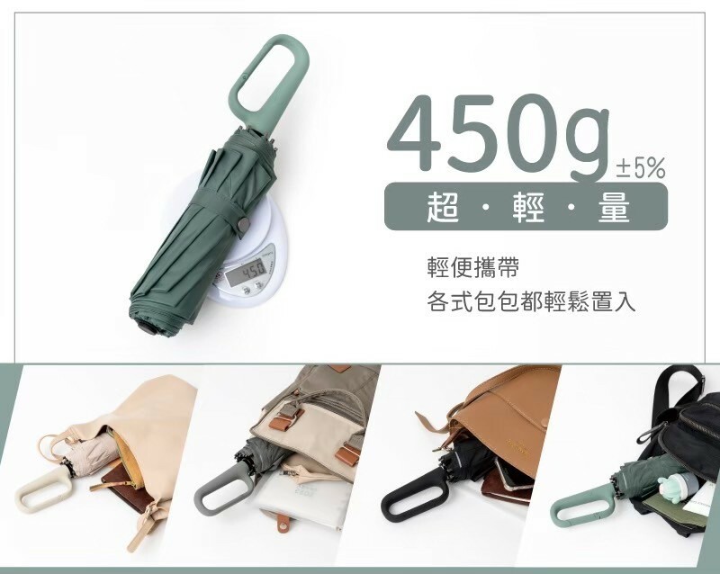 Munichi MR. RAIN 環扣自動勾勾傘