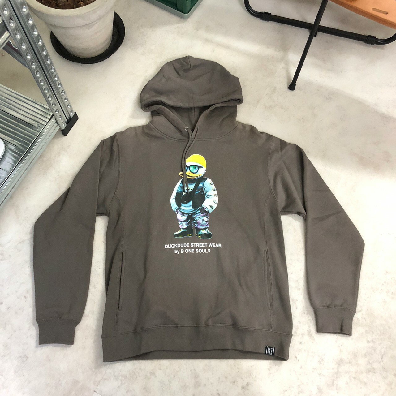 Duck Dude 達酷鴨 Swag Duck Hoodie 站立鴨子Logo帽Tee I-0770008