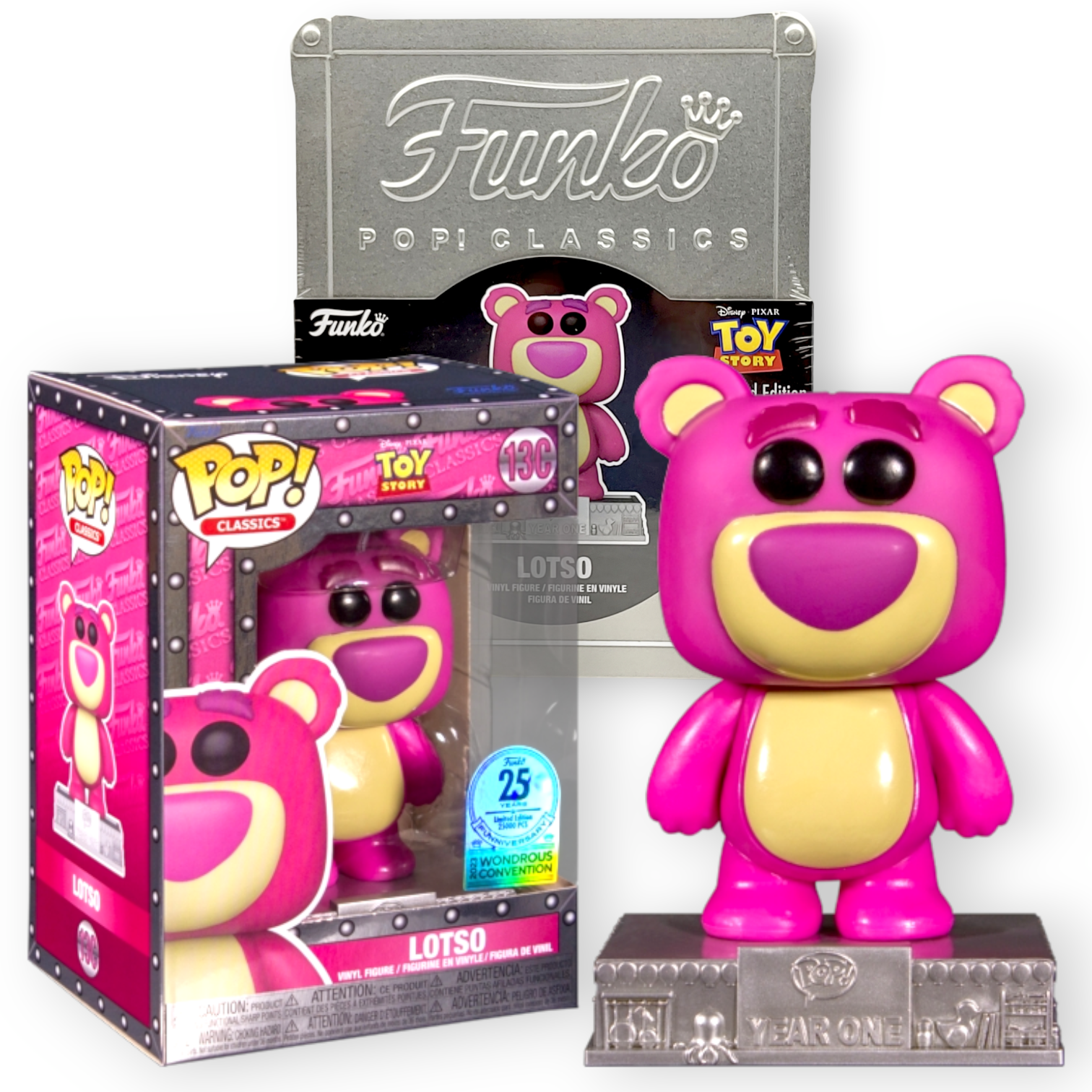FUNKO POP<反斗奇兵3>勞蘇Lotso(25週年紀念收藏盒)-No.13C