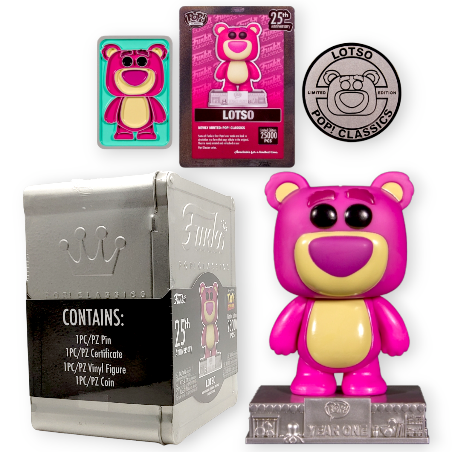 FUNKO POP<反斗奇兵3>勞蘇Lotso(25週年紀念收藏盒)-No.13C