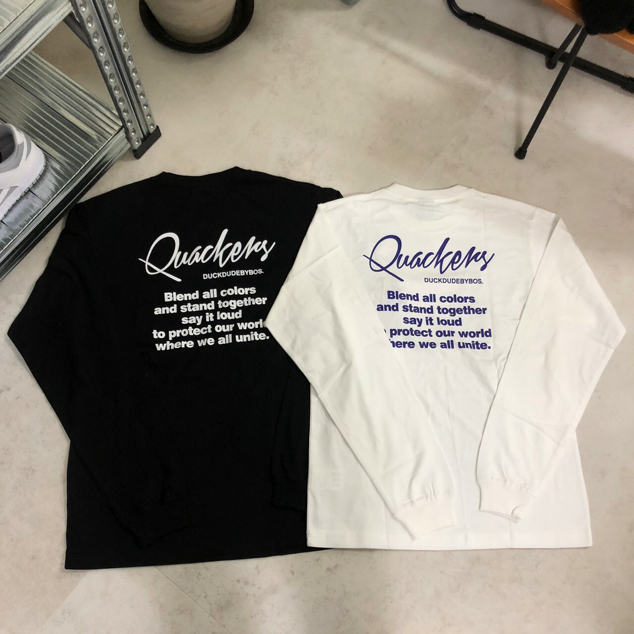 Duck Dude 達酷鴨 Embed L/S Tee 刺繡鴨子鱷魚薄長Tee I-1370003