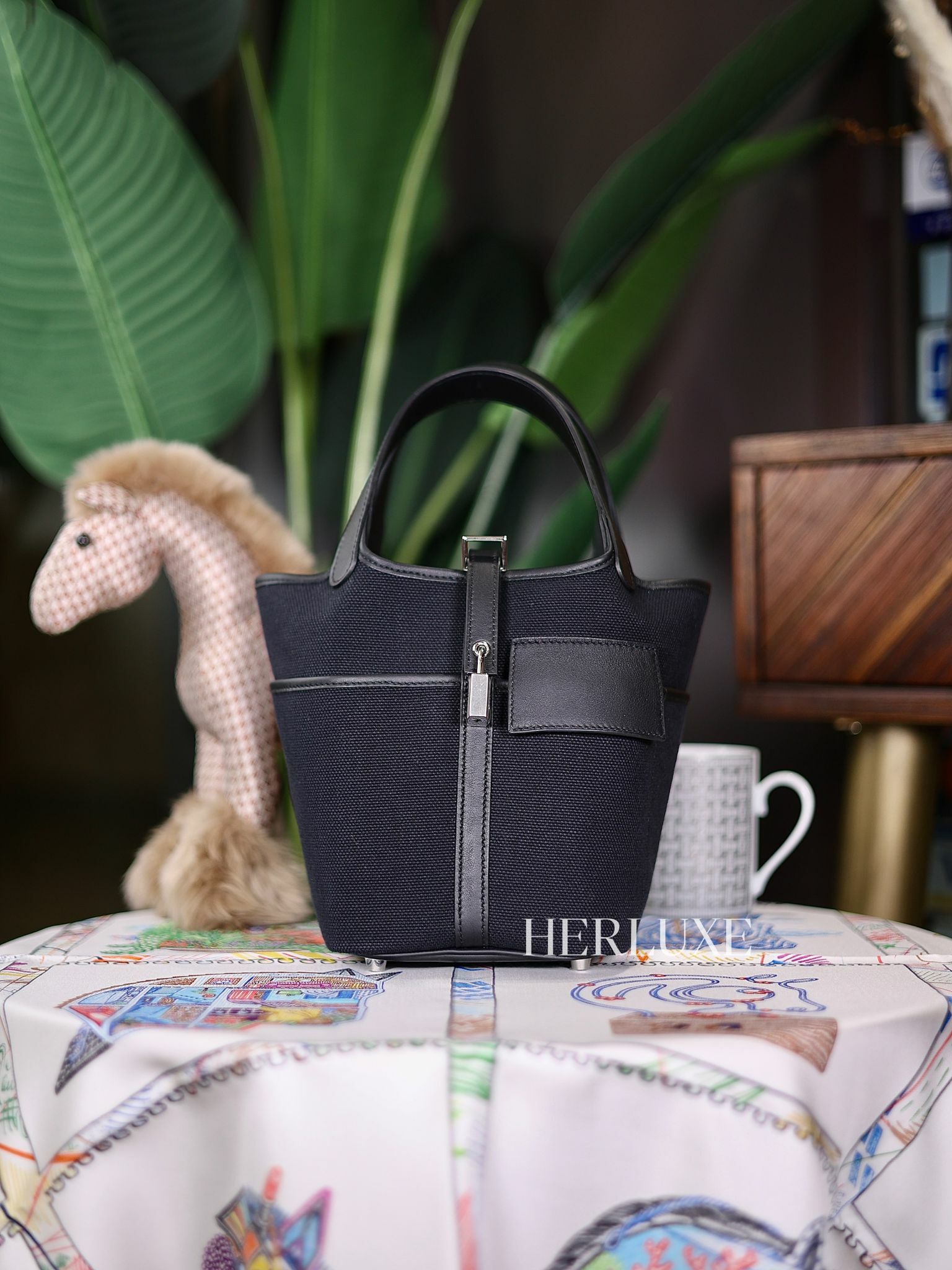 Picotin 18 cargo 89 noir ck canvas W