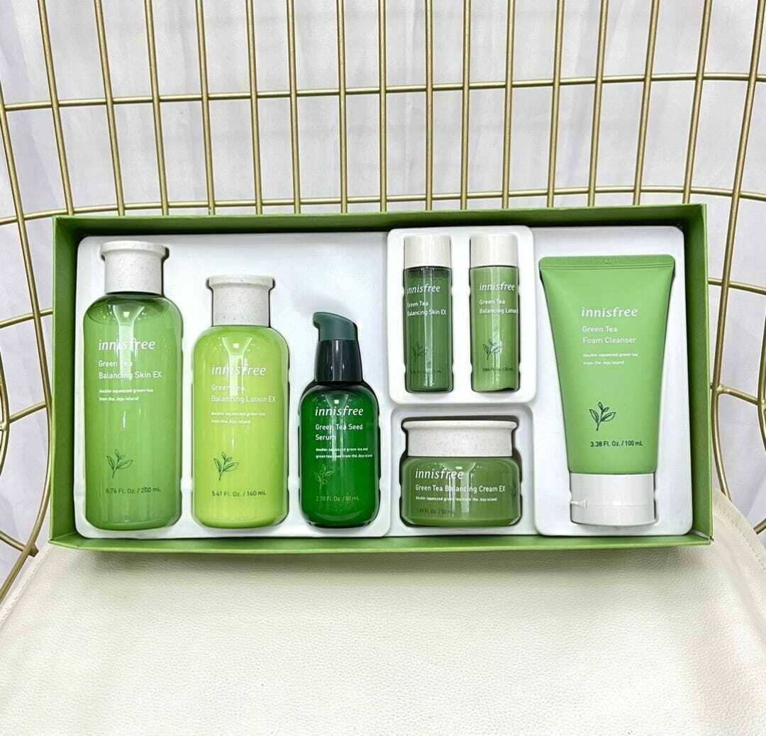 Innisfree 綠茶七件套