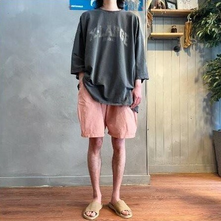 着色氣球剪裁短褲