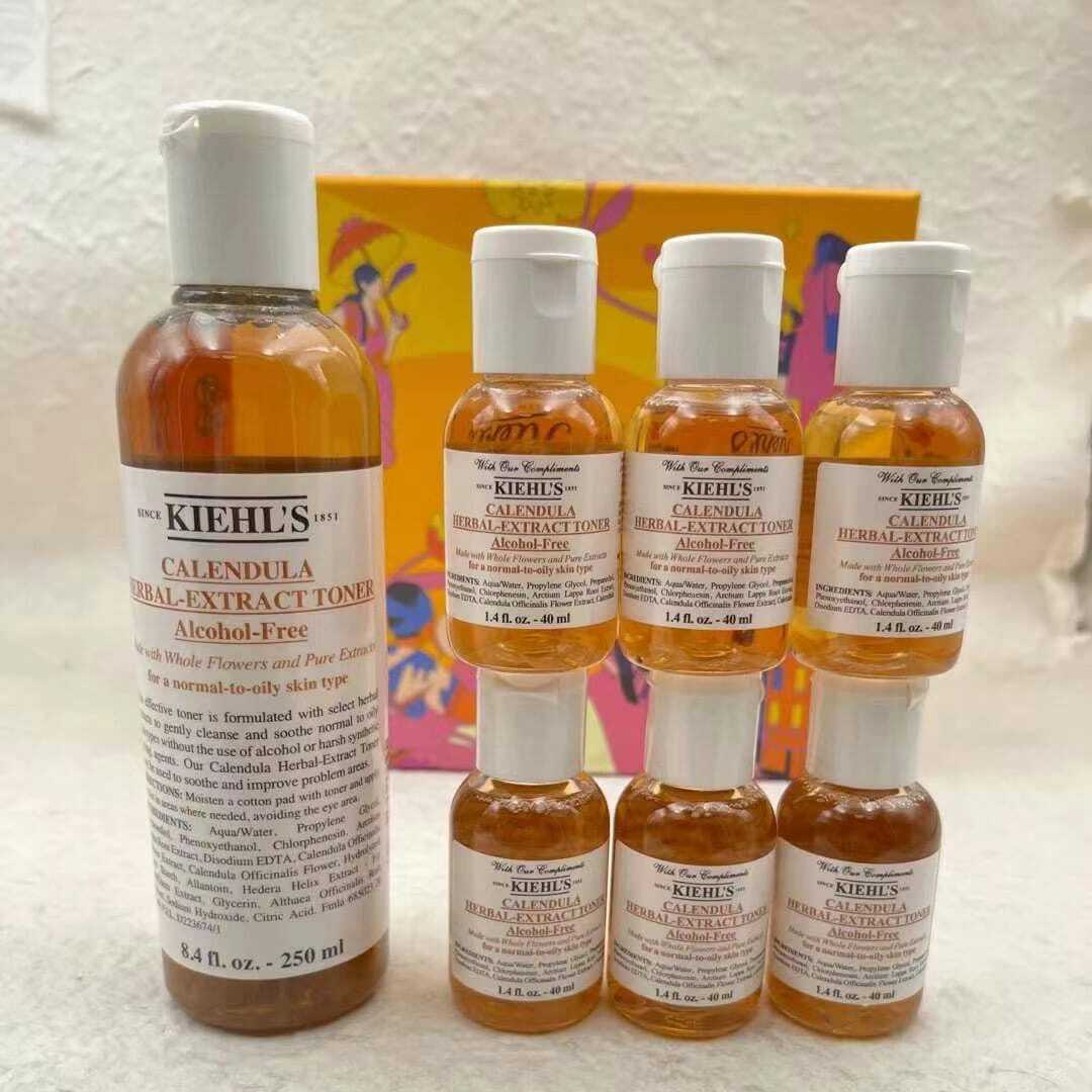 Kiehls金盞花植物精華爽膚水💦250ml + 6支40ml