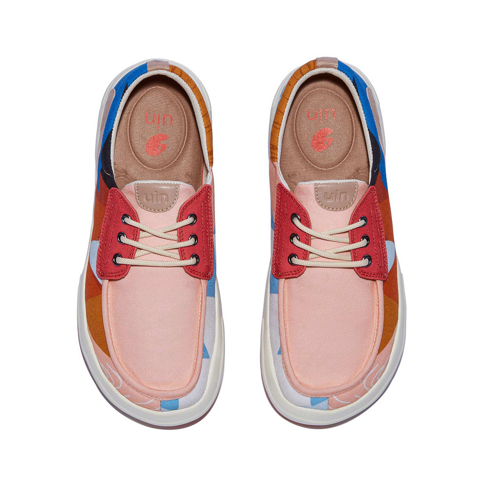 【 Uin 】西班牙原創設計 |托萊多8 幾何花園2 女鞋 彩繪鞋 休閒鞋 懶人鞋