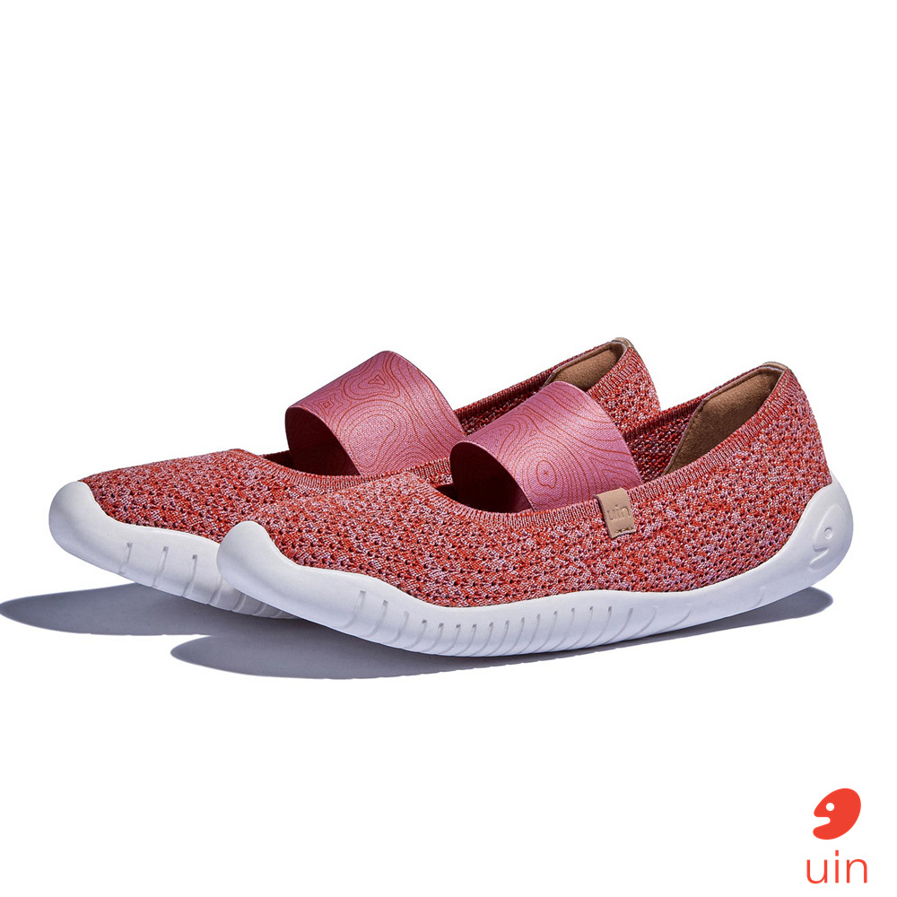 【Uin】西班牙原創設計 | 梅若卡6 紅粉 女鞋 彩繪鞋 休閒鞋 懶人鞋