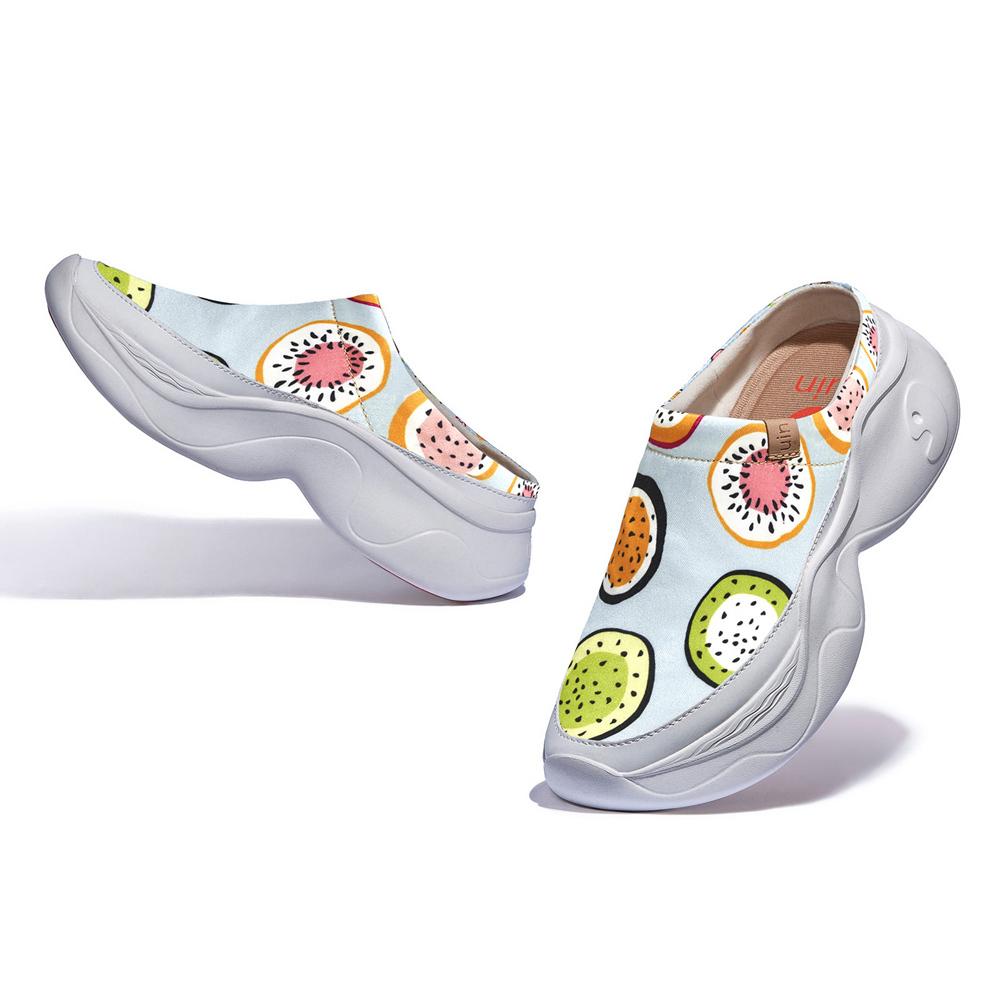 【 Uin 】西班牙原創設計 | 繽紛奇異果2 帕爾瑪6 半拖 女鞋 彩繪鞋 休閒鞋 懶人鞋