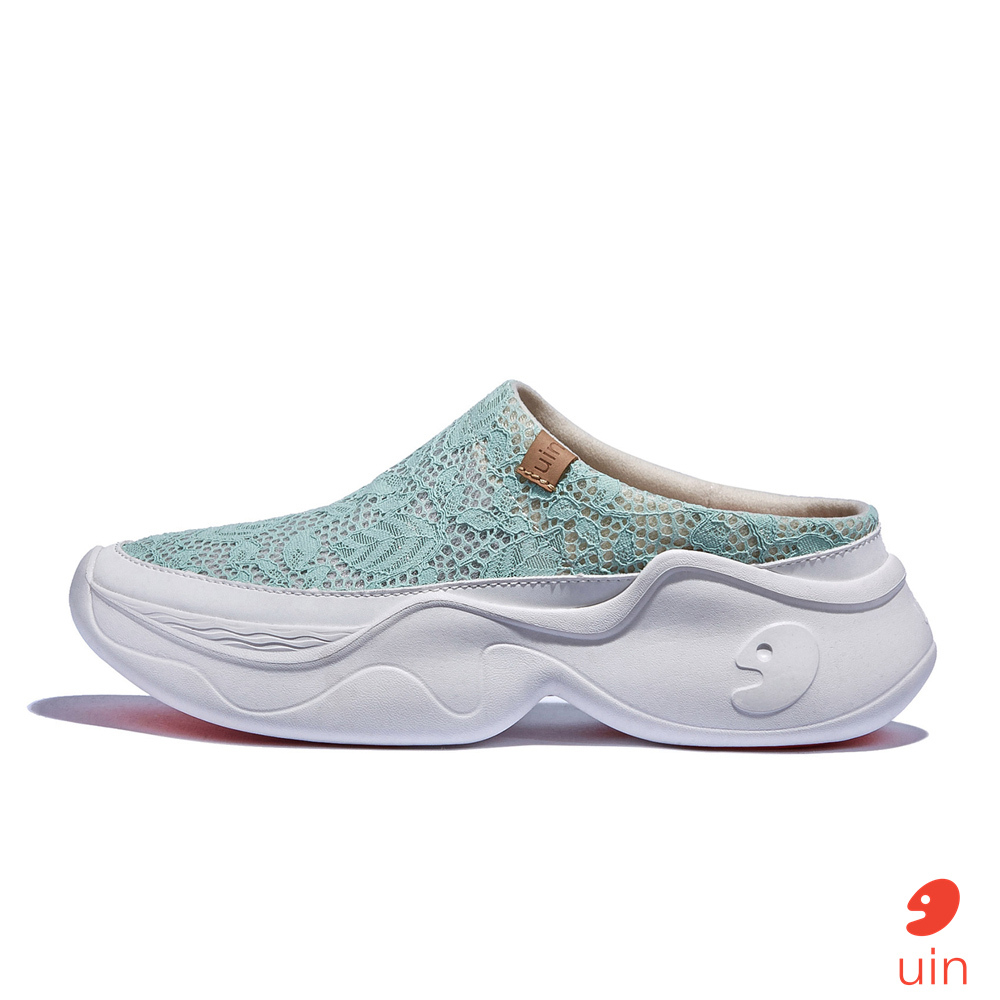 【 Uin 】西班牙原創設計 | 仙境綠 帕爾瑪6 半拖 女鞋 彩繪鞋 休閒鞋 懶人鞋