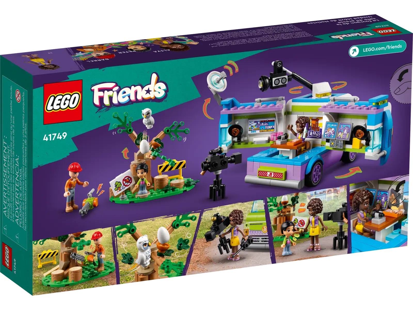 [飛米樂高積木專賣店] LEGO 41749 Friends-新聞採訪車