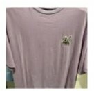 [S] NERDY BACK RABBIT 1/2 SLEEVE T-SHIRT,LIGHT PURPLE, SN225 (SN225)