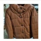 [S] DKNY BUTTON UP PUFFER JACKET,COGNAC [FINAL SALE], DL1MPC65-COG (SD539)