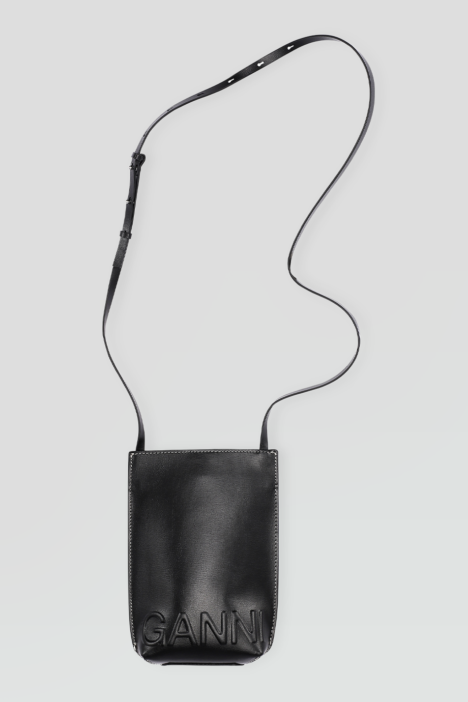 GANNI｜BANNER 長型壓紋迷你斜背包