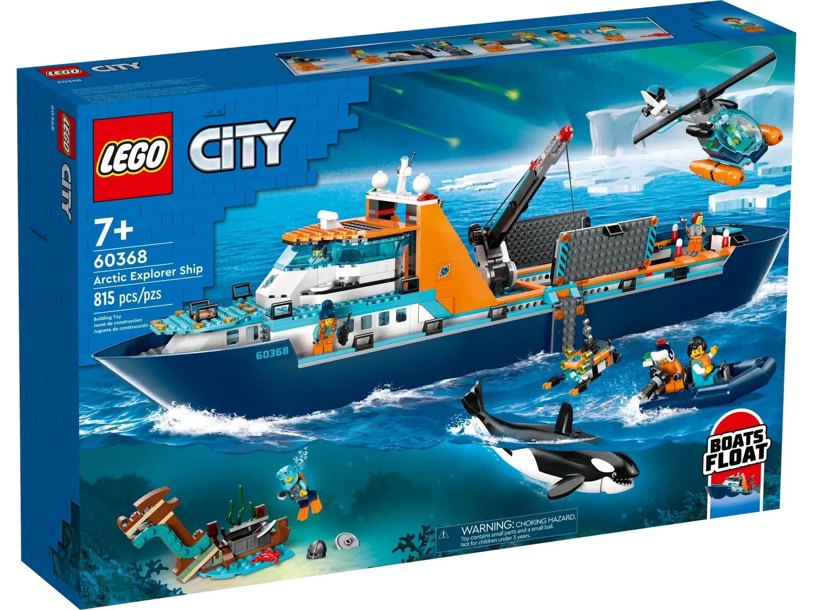 [飛米樂高積木專賣店] LEGO 60368 City-北極探險家之艦