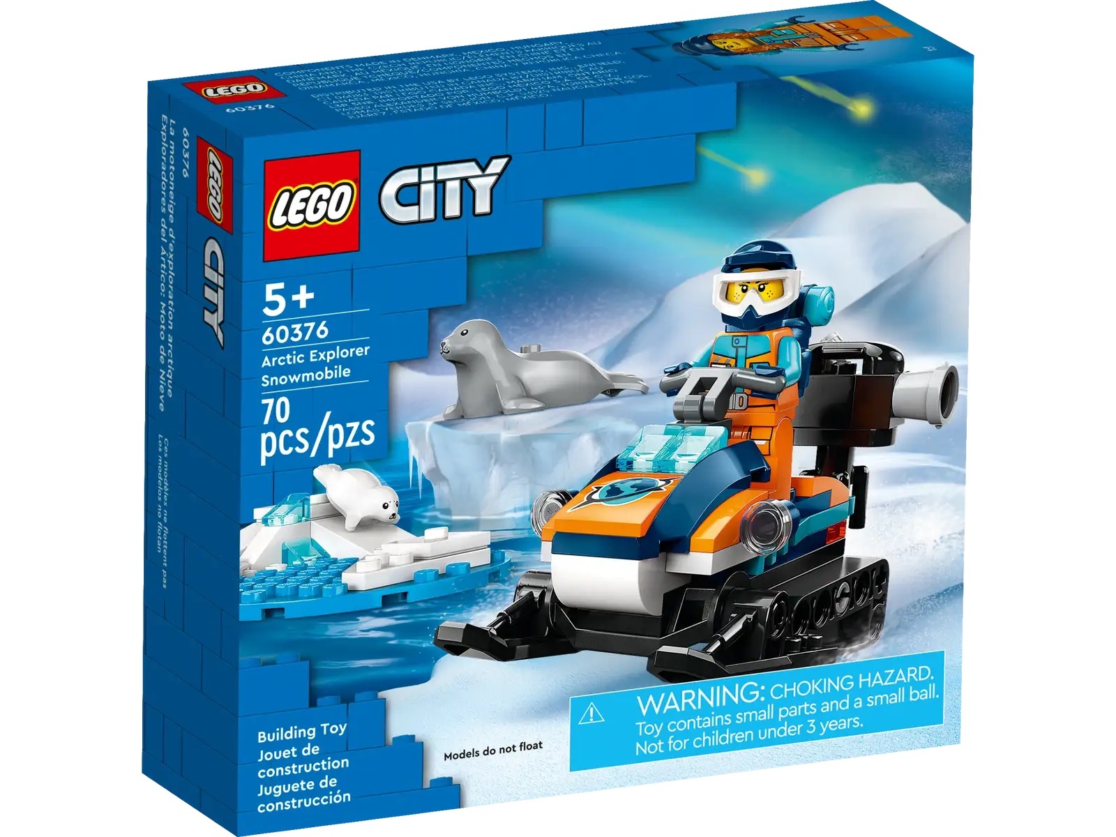 [飛米樂高積木專賣店] LEGO 60376 City-北極探險家雪上摩托車