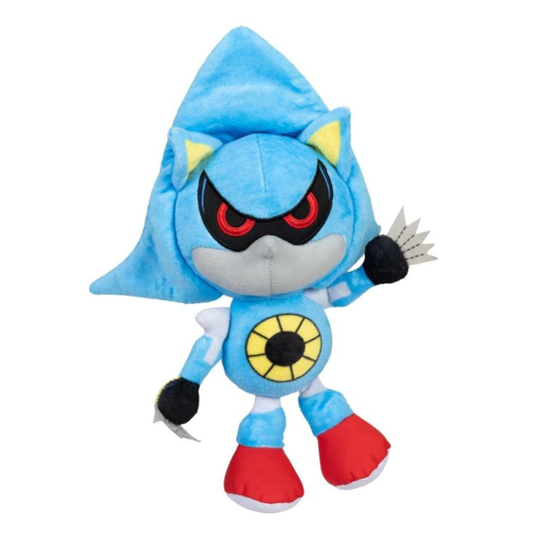 《 Jakks Pacific 》音速小子9吋絨毛玩偶 - 金屬索尼克