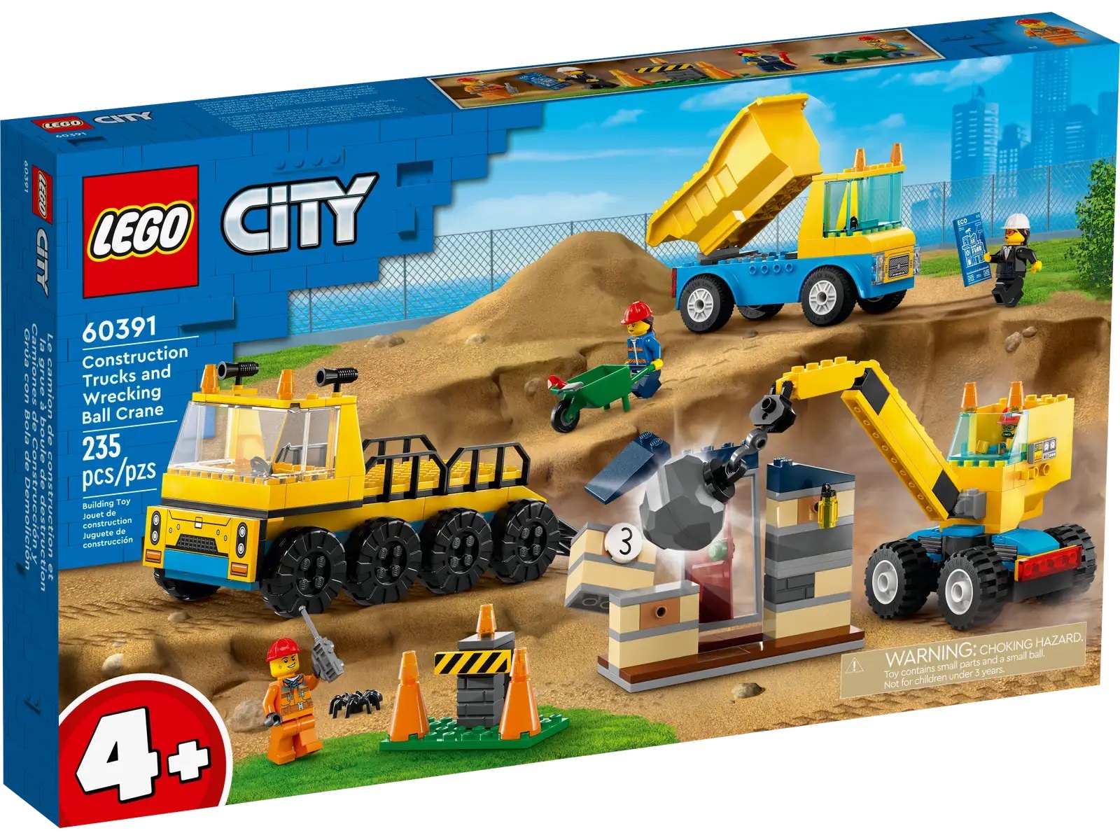 [飛米樂高積木專賣店] LEGO 60391 City-工程卡車和拆除起重機