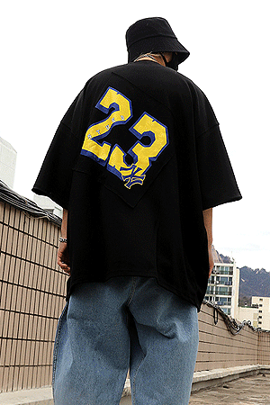 NY補丁23大圓領短袖T恤