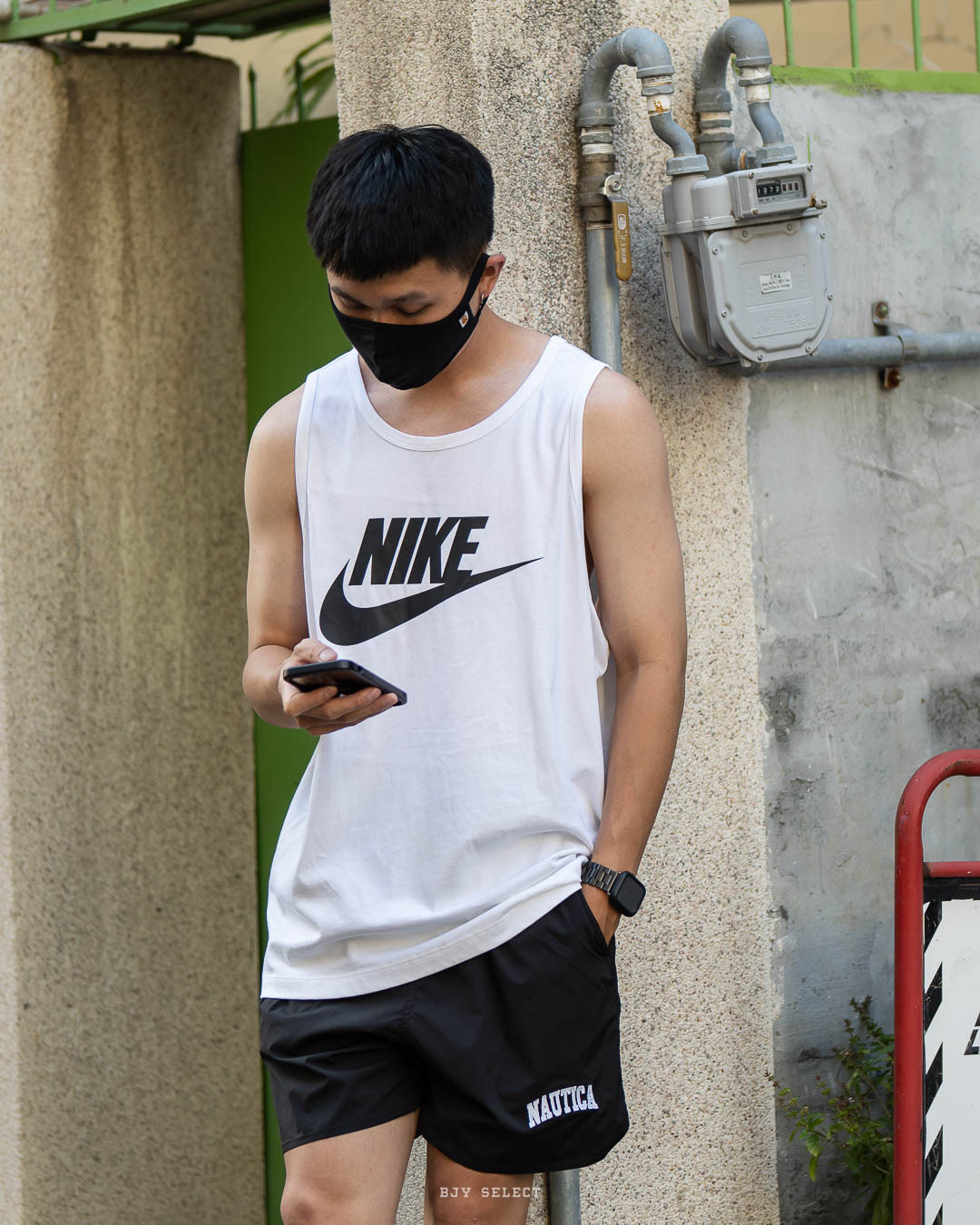 #現貨+預購 NIKE 背心 大勾 基本logo 棉質 背心 全白 AR4992-101 白