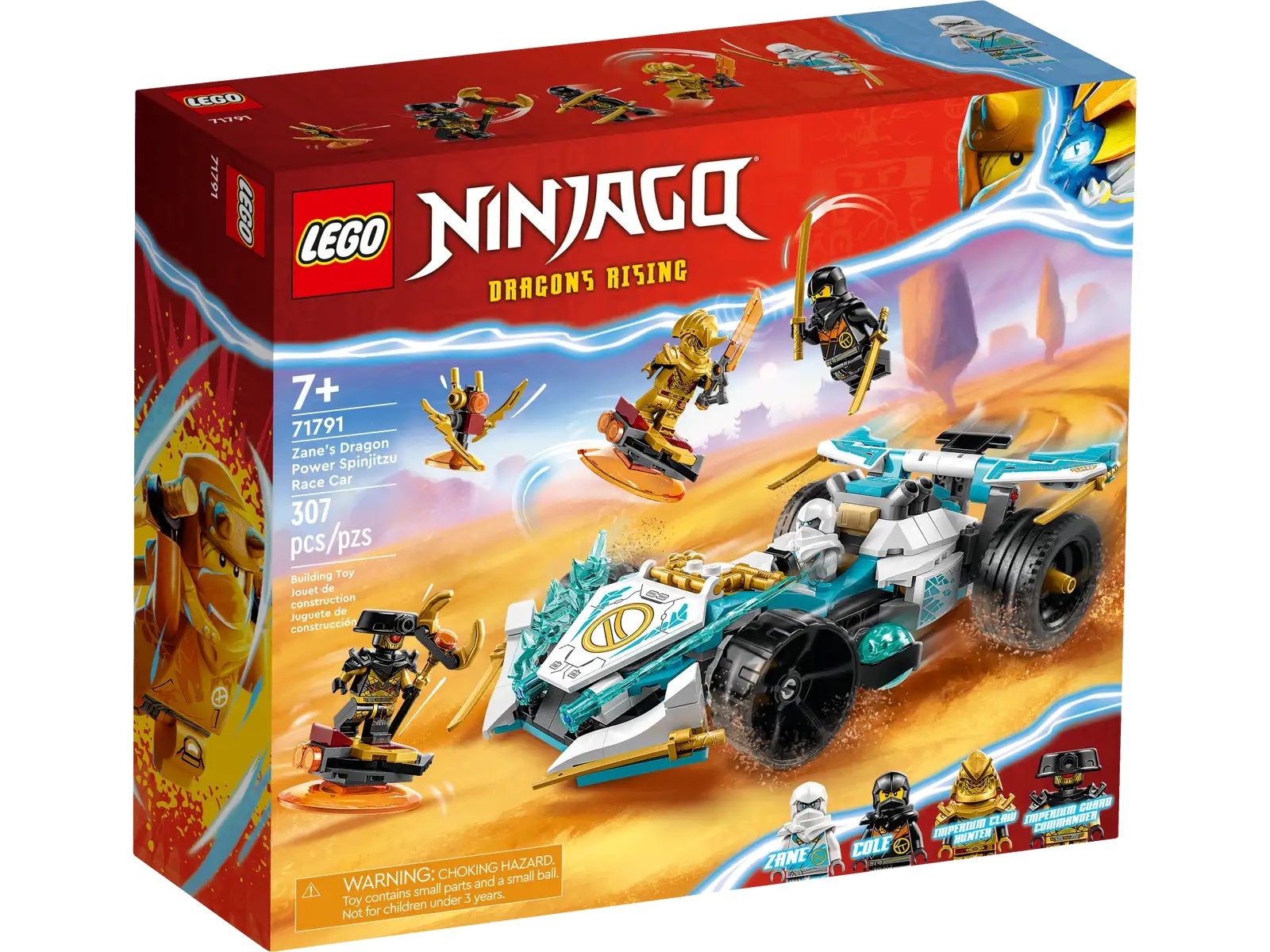 [飛米樂高積木專賣店] LEGO 71791 Ninjago-冰忍的龍威旋風忍術賽車