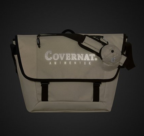 韓國代購 COVERNAT New Basic 郵差包 側背包 機能包 米色 MAY-