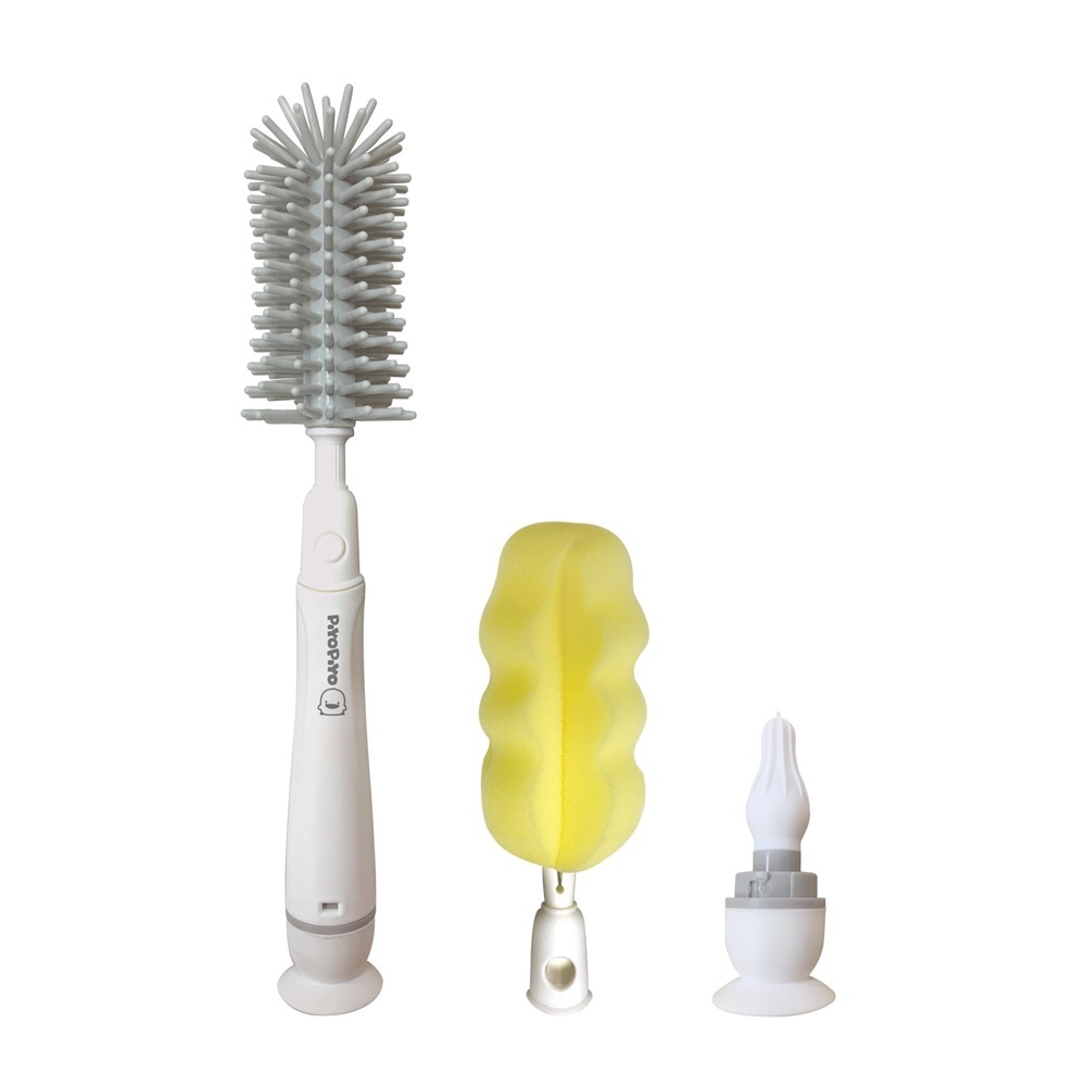 黃色小鴨 多功能矽膠奶瓶刷(3合1)