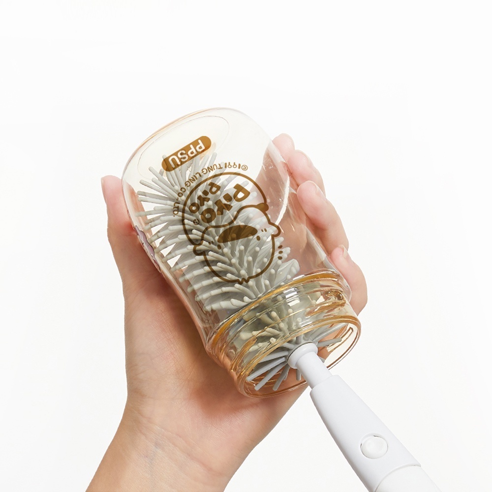 黃色小鴨 多功能矽膠奶瓶刷(3合1)