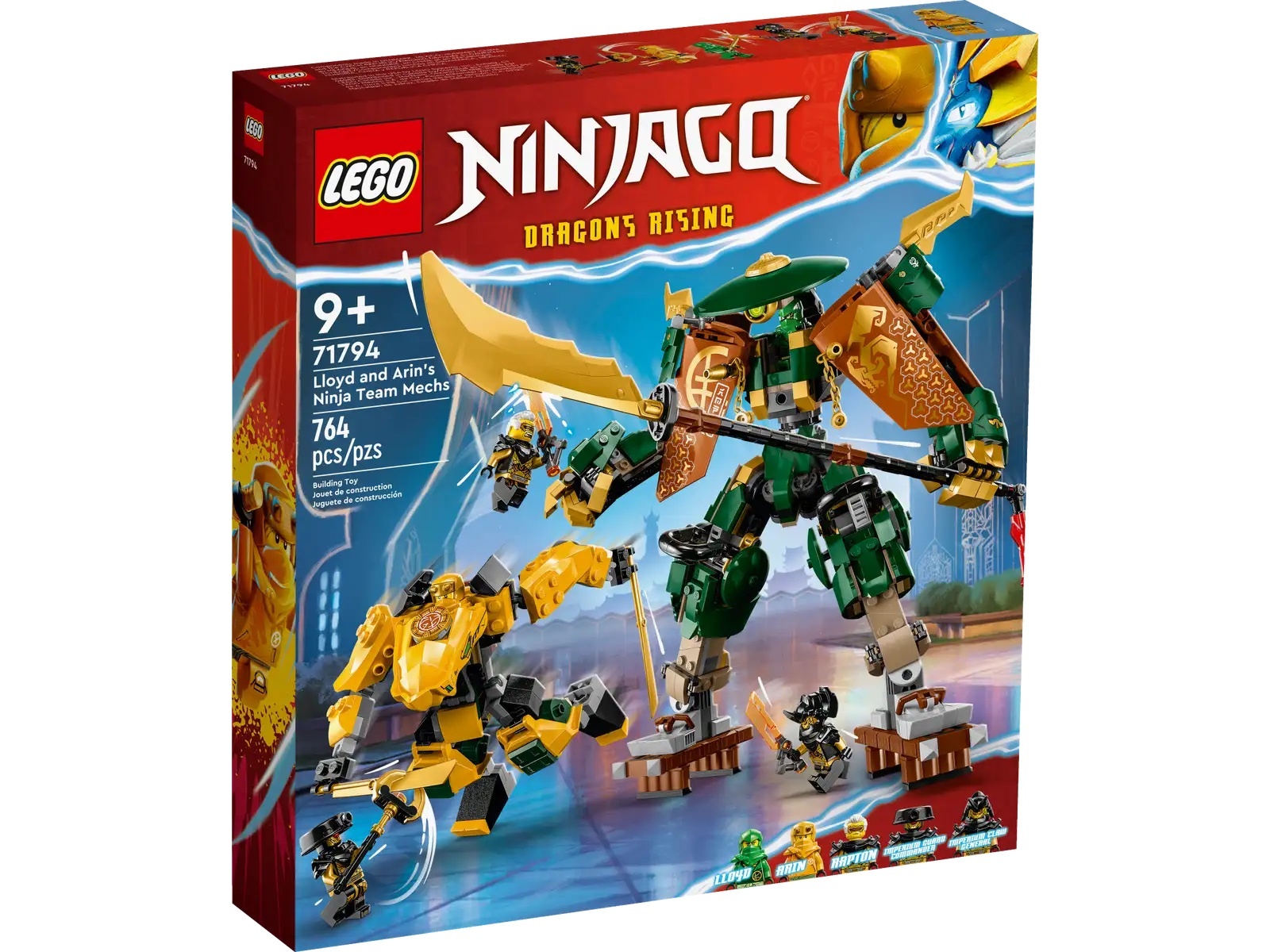 [飛米樂高積木專賣店] LEGO 71794 Ninjago-勞埃德與亞林的忍者小隊機械人