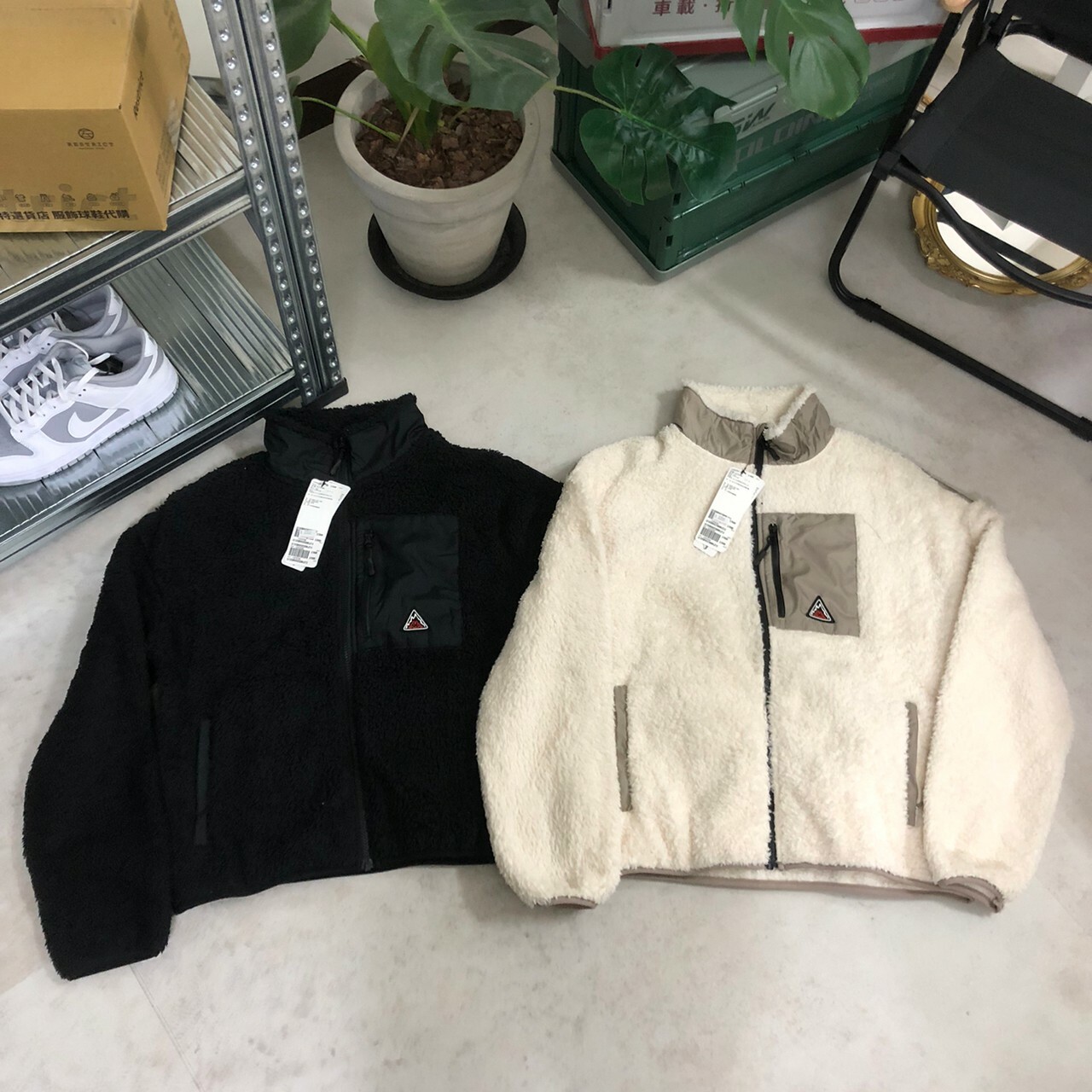 Kappa 羊羔毛拼接外套 321D5MW