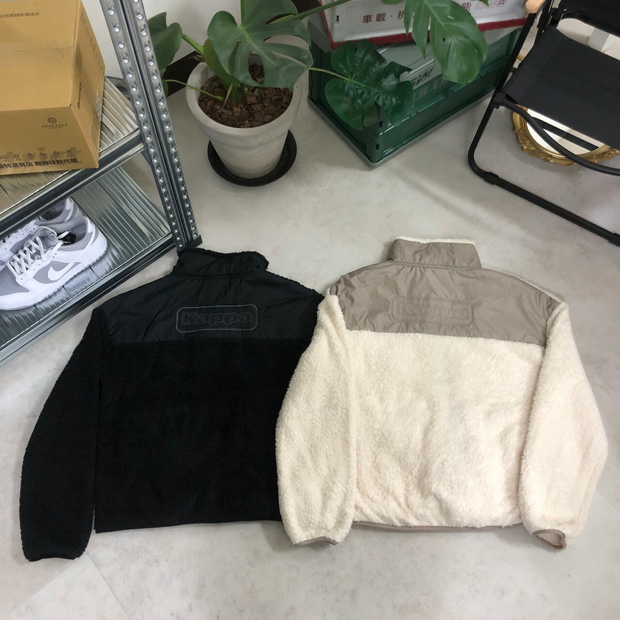 Kappa 羊羔毛拼接外套 321D5MW