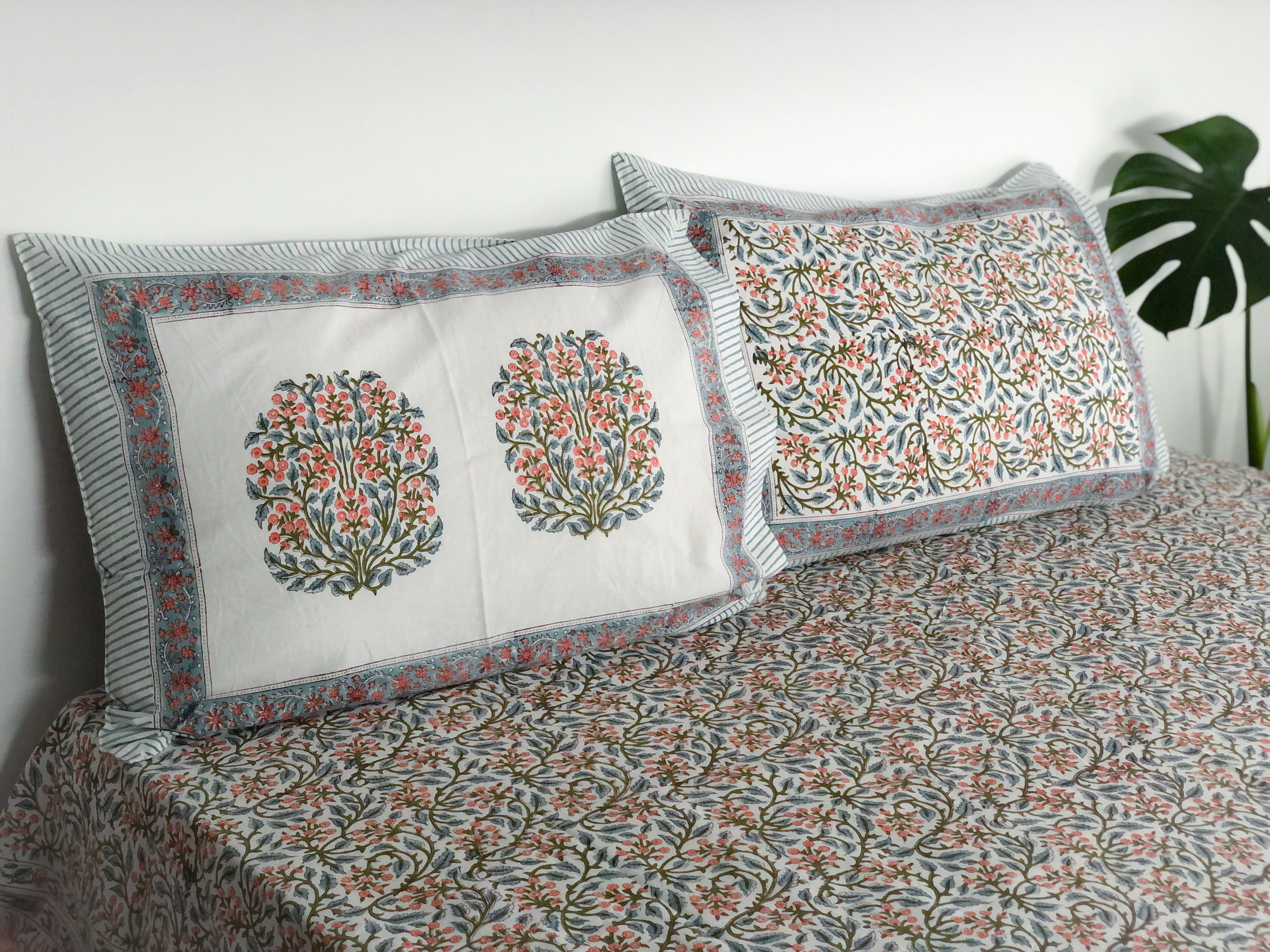 安瓦爾繁星  純棉蓋印枕套