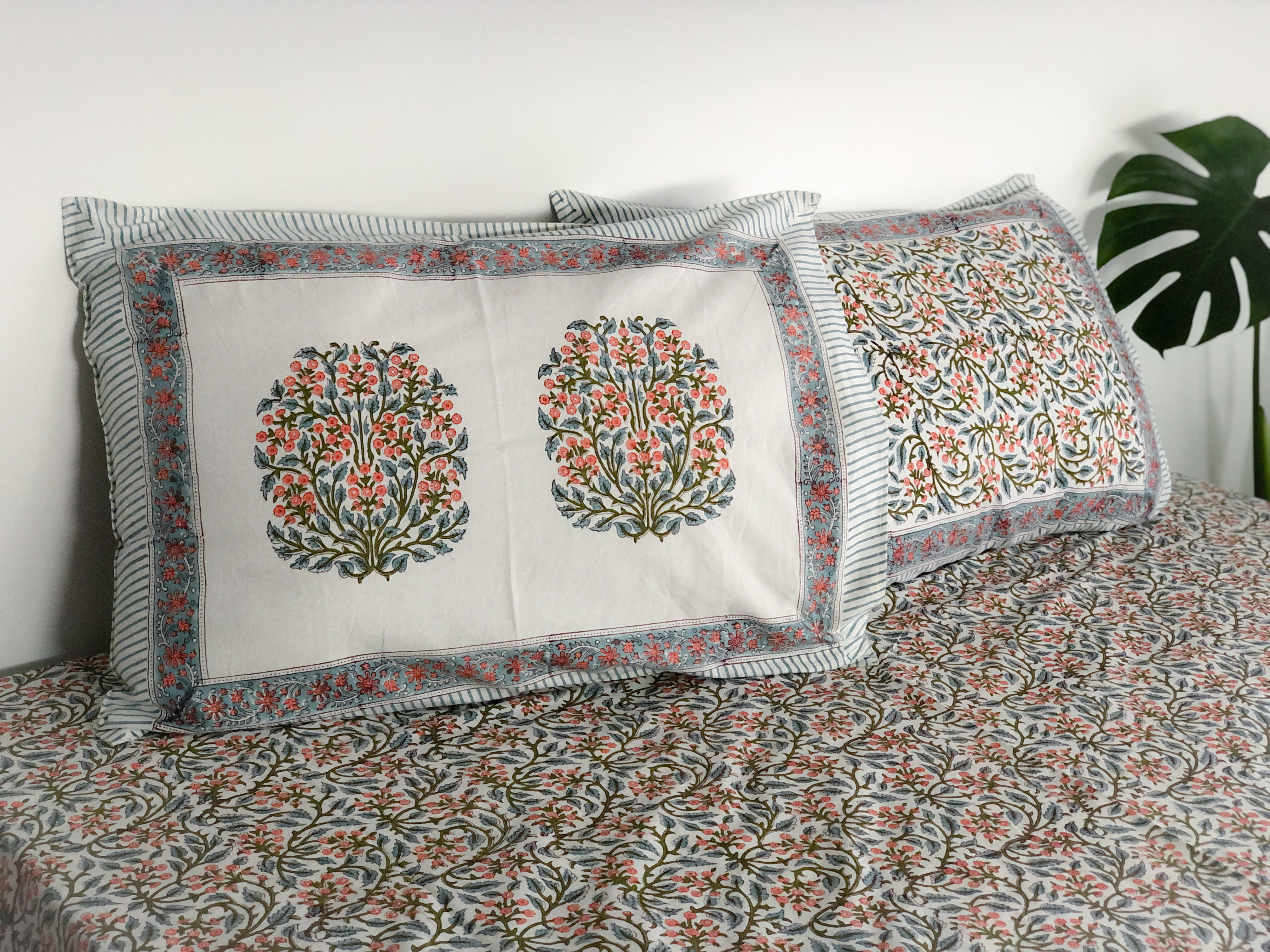 安瓦爾繁星  純棉蓋印枕套