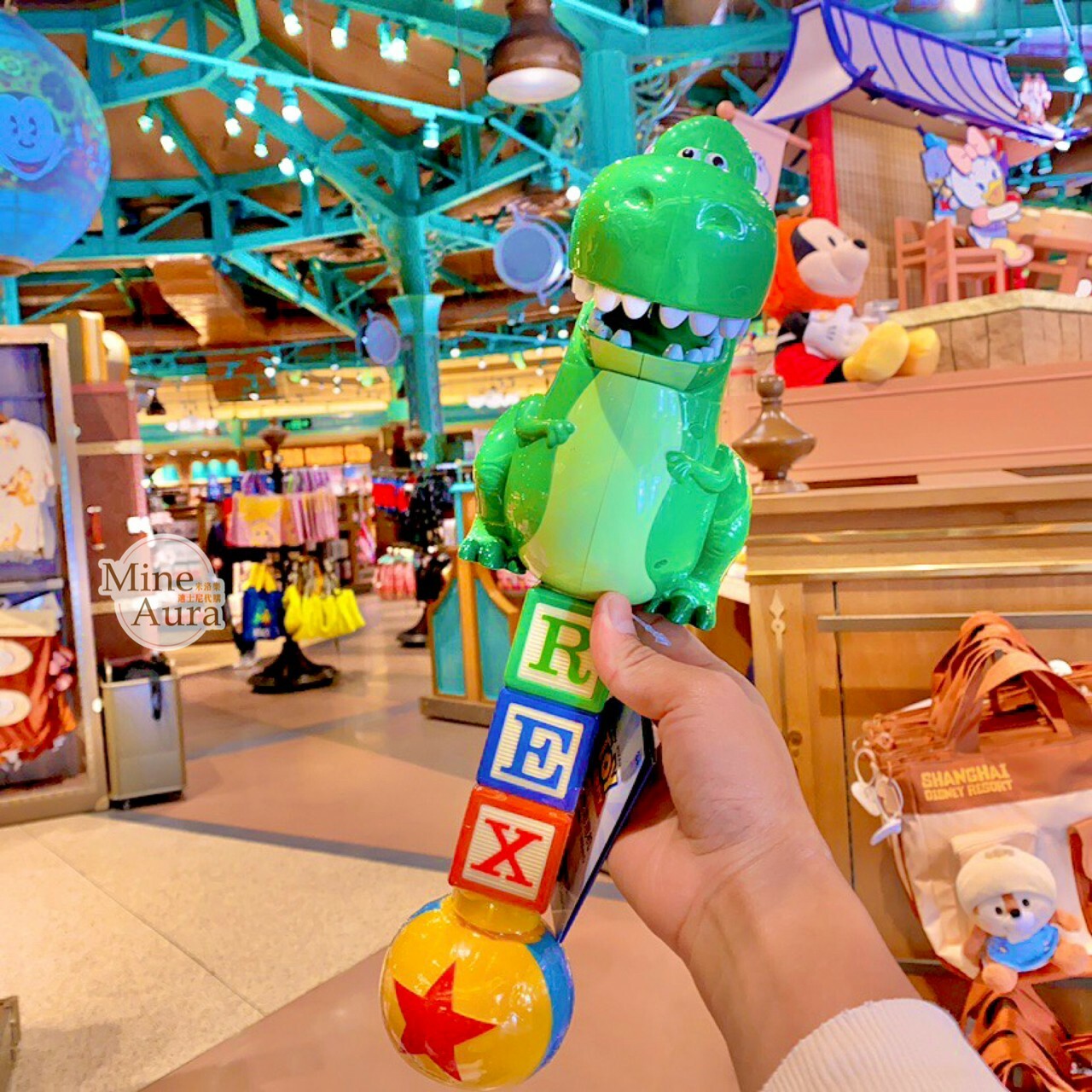 抱抱龍 Rex 造型泡泡機 玩具總動員 Toy Story  -上海迪士尼樂園