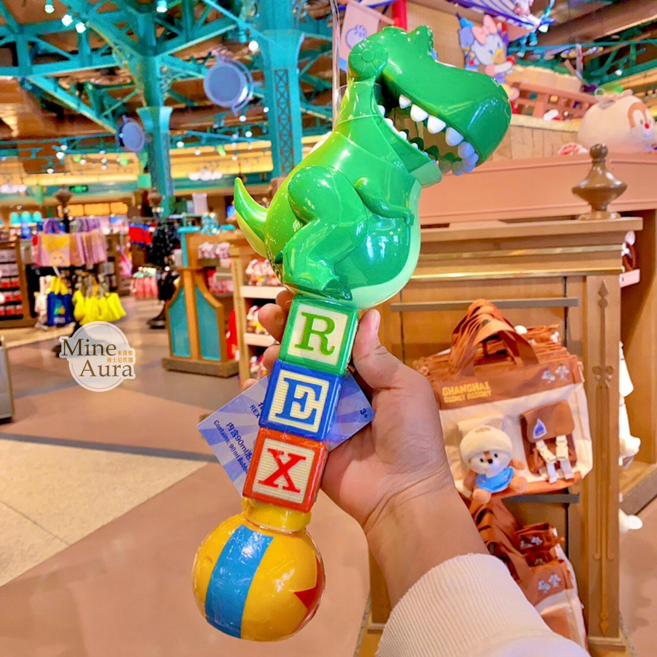 抱抱龍 Rex 造型泡泡機 玩具總動員 Toy Story  -上海迪士尼樂園