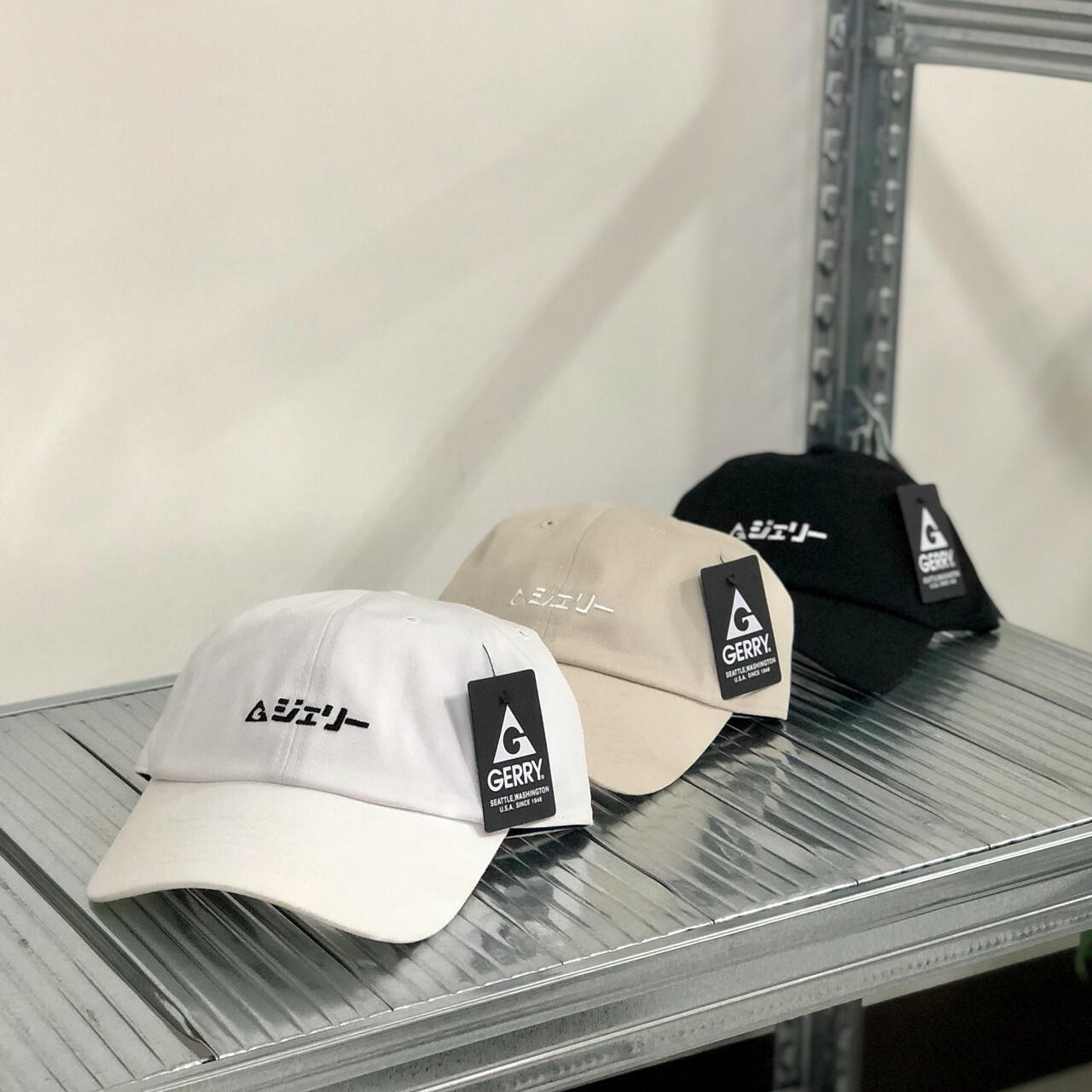 GERRY USA Jerry Brand 刺繡街頭低帽子 12GER-117