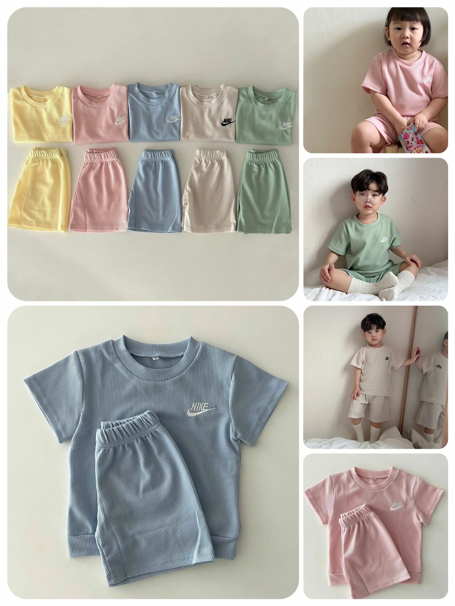 耐克馬卡龍🍭夏季套装#2300191