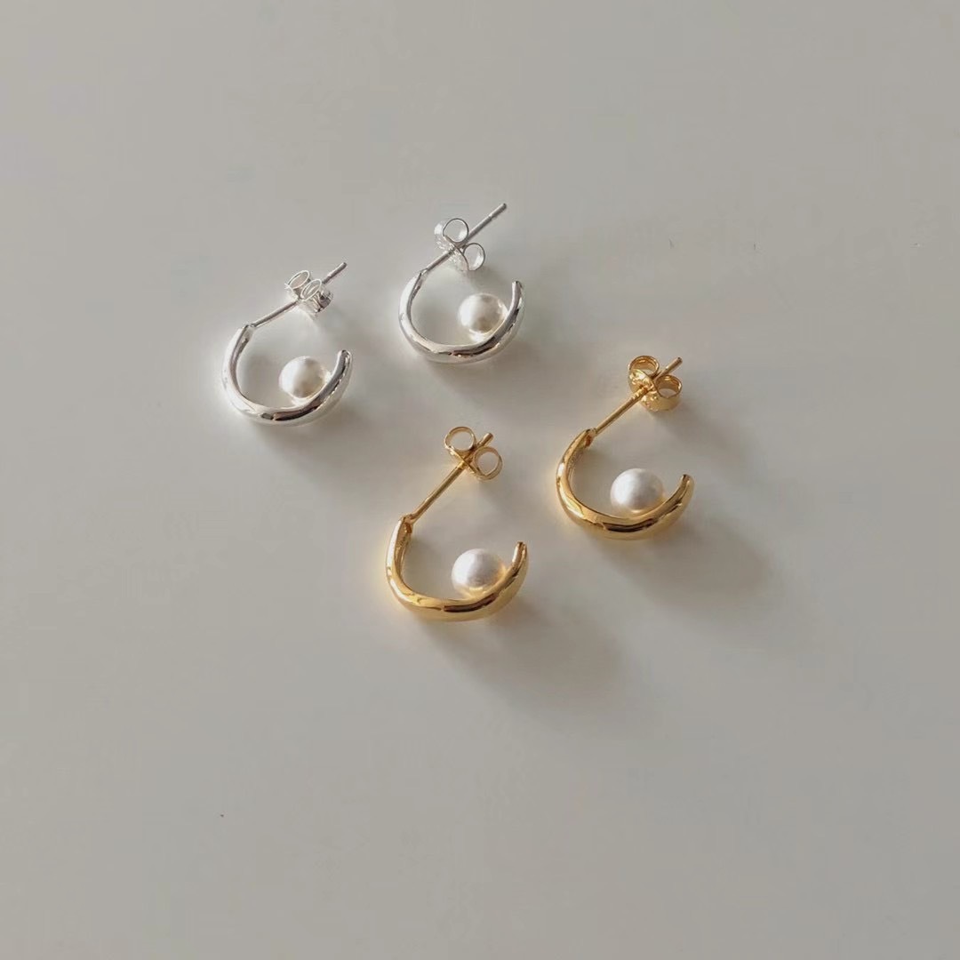 925 silver-Lilac Earring