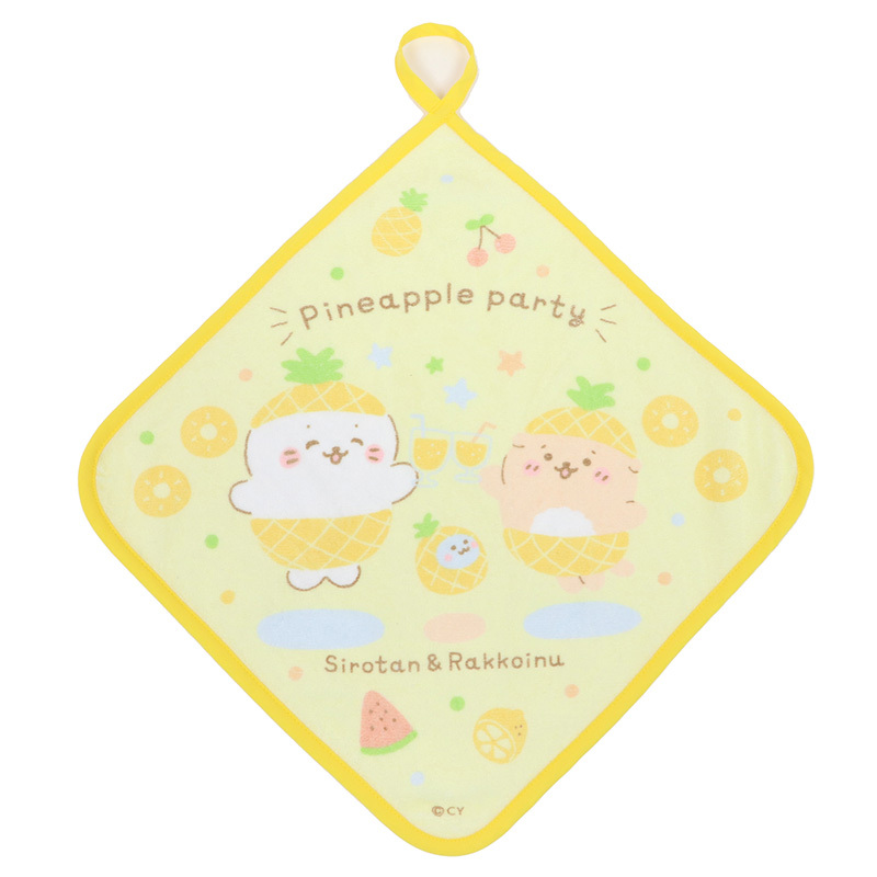 Sirotan 掛式擦手巾 鳳梨繪