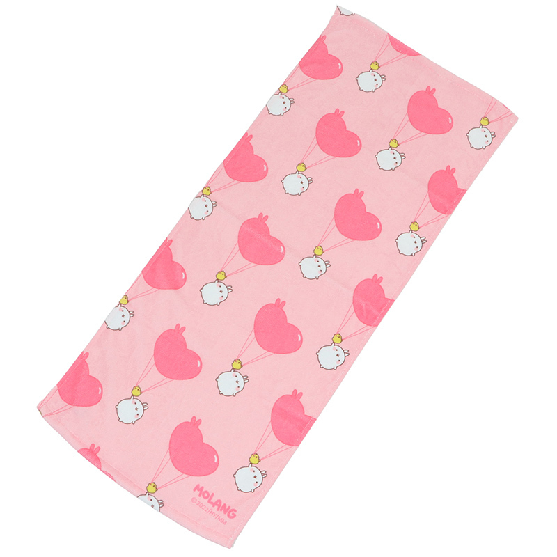 萌浪兔 洗臉毛巾 氣球繪