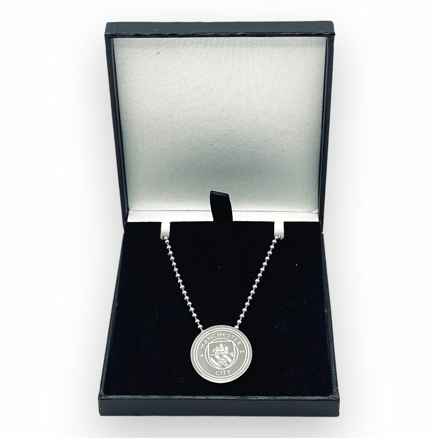 曼城會徽形金屬頸鍊